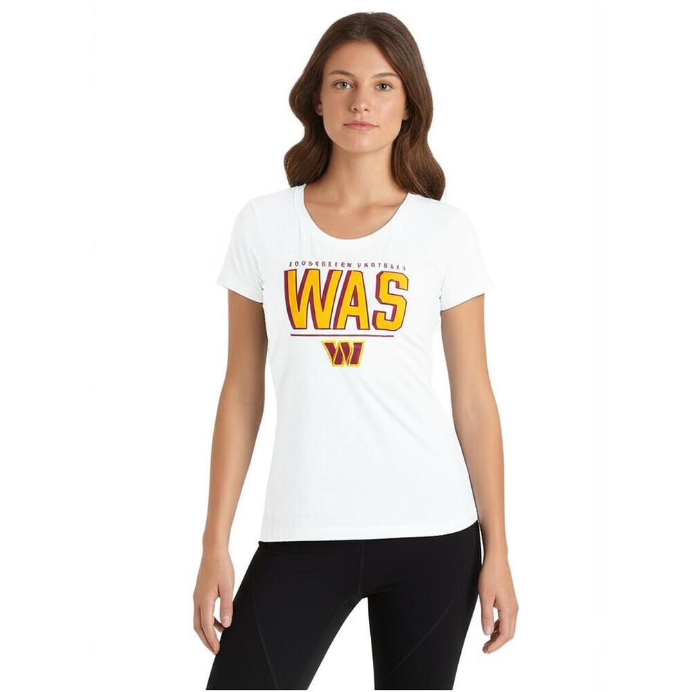 Fanatics Women's XS Washington Commanders T-Shirt White Officially Licensed